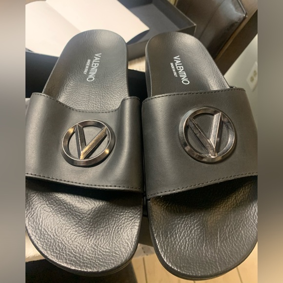 Sold - Authentic Valentino Sneakers and Slides Bundle,mens, size 12 - Picture 3 of 6